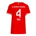 Bayern Munich Jonathan Tah #4 Hjemmedrakt Dame 2025-26 Korte ermer